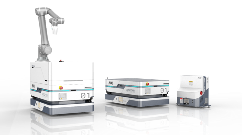 SG胜游數位開發的自主式移動機器人（AMR250M），搭配全向輪並結合AI演算法、2D LiDAR、3D攝影機等技術，協助客戶實現產線全自動化